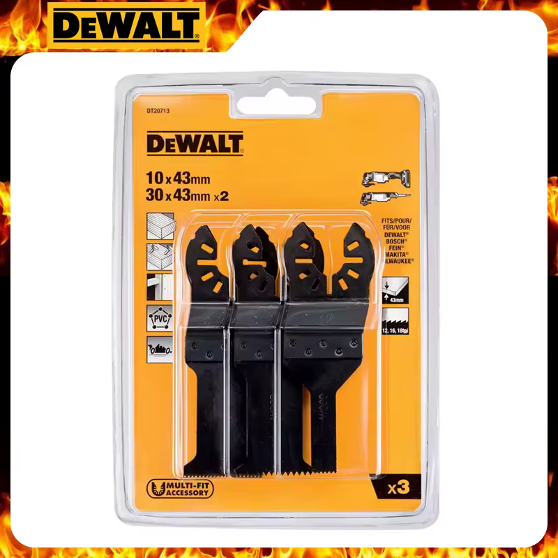 Dewalt DT20713-QZ jeu de lames multi-outils 3 pièces menuiserie accessoires d'outils électriques pro