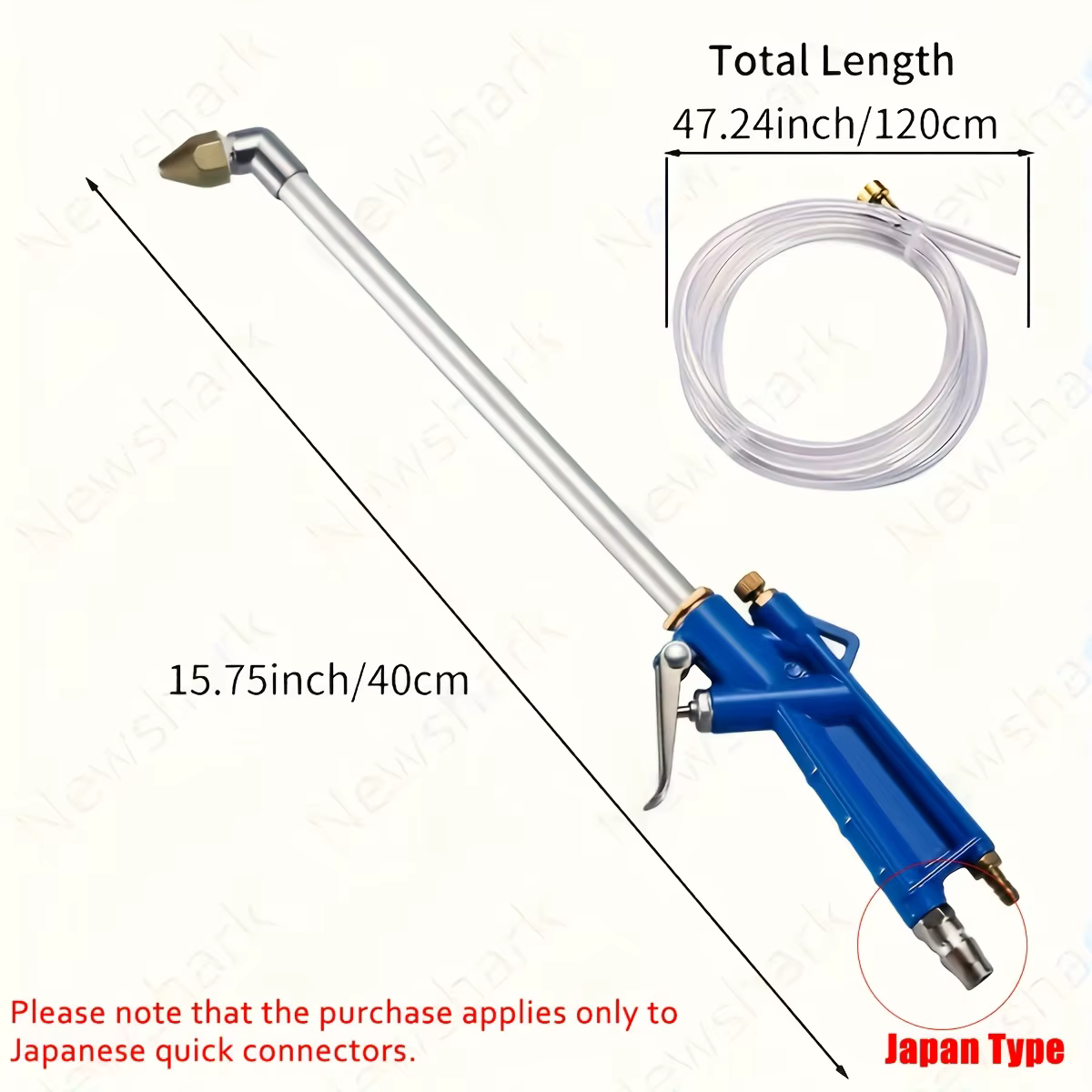 Pistolet à eau pour moteur de voiture, outil pneumatique, réparation d'outils de voiture, pistolet d
