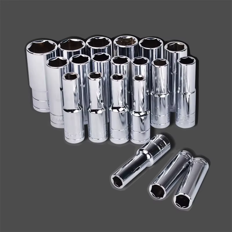 Extra profonde 78mm de Long 1/2 entraînement 6 points douille d'impact 8mm 9mm 10mm 11mm 12mm 13mm 1