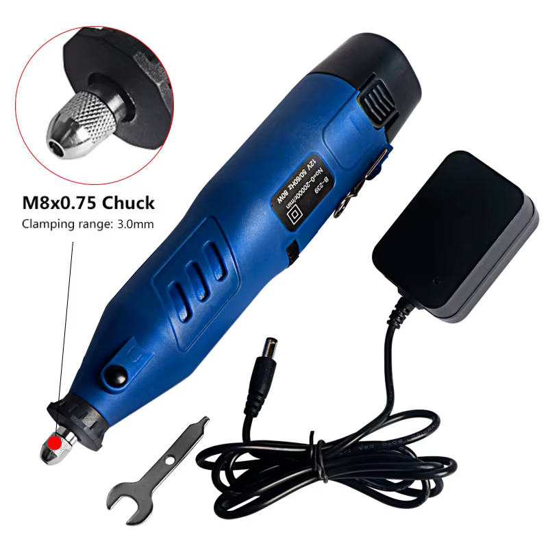 Kit d'outils rotatifs sans fil 12V, perceuse électrique à Recharge sans fil 80W, bricolage pour bois