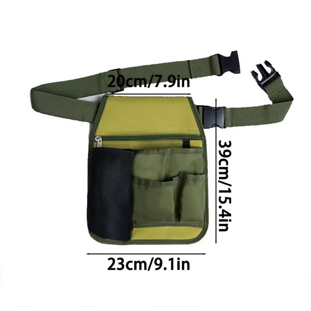 Ceinture de jardinage réglable unisexe multi-poches, robuste, pour hommes et femmes, pour la plantat