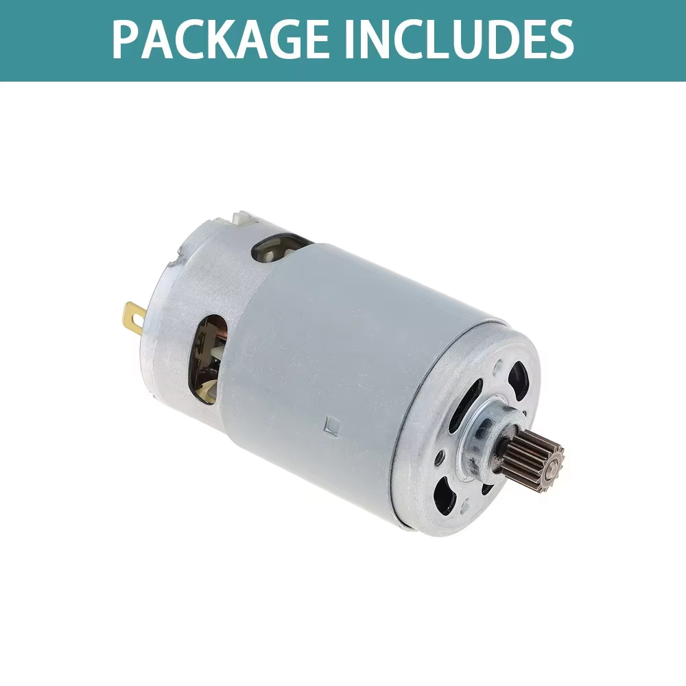 Moteur à balais 21V RS550, 14 dents, adapté aux accessoires d'outils électriques pour mini-tronçonne