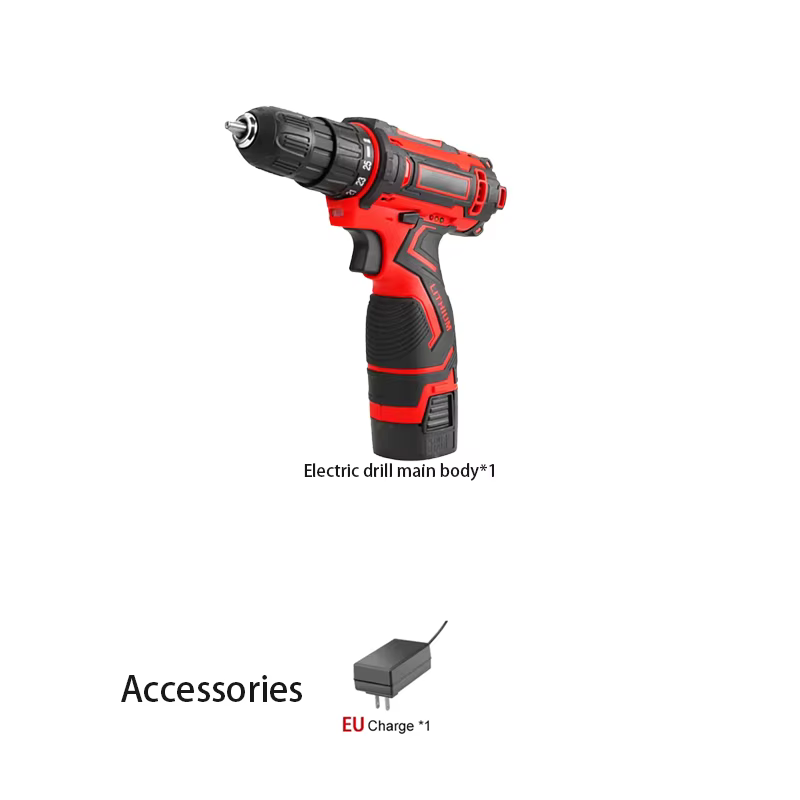 Pilote DC batterie Lithium-Ion perceuse sans fil électrique ménage perceuse électrique tournevis Min