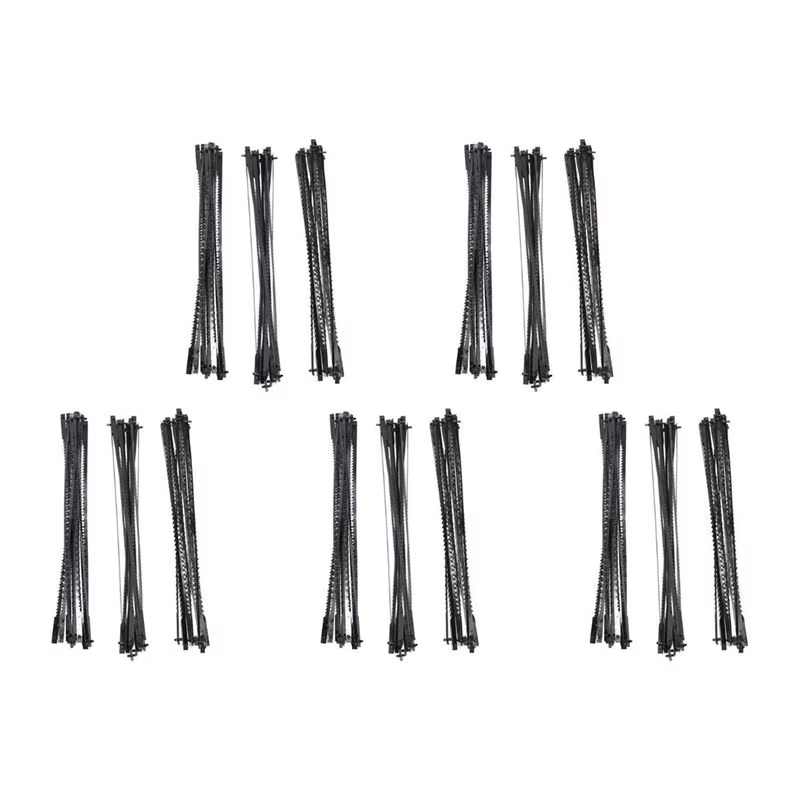 Stock limité - FF 180 pièces Lames de scie à chantourner en acier au carbone de 127 mm avec broche t