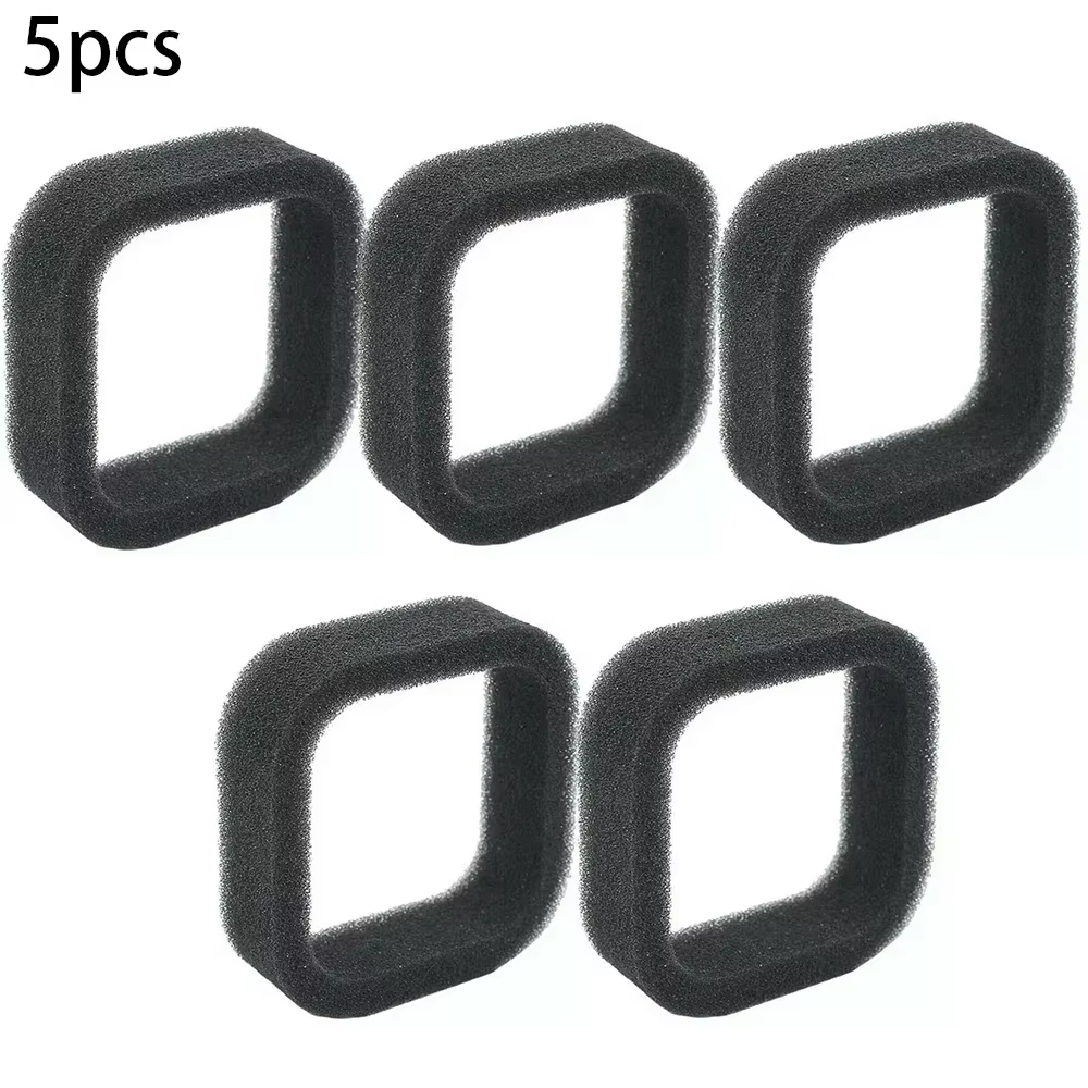 Filtre à Air pour diverses coupe-bordures, 5 pièces, 50x43mm, éponge filtrante, fournitures de tonde