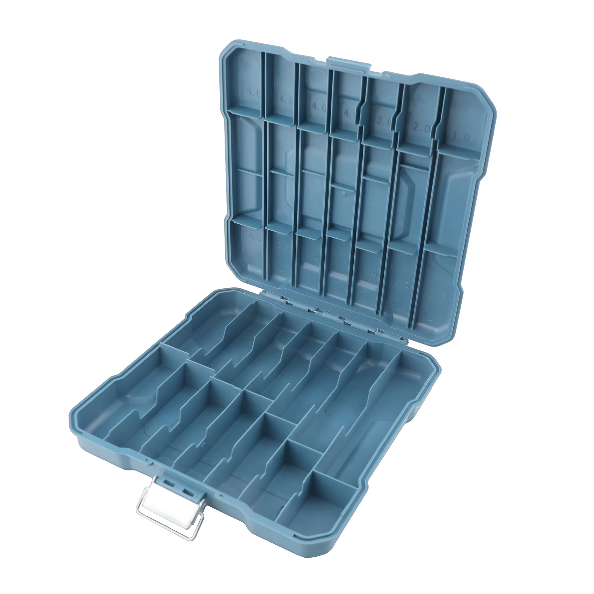 Boîte de rangement vide pour forets, accessoires d'outils, boîte à outils, conteneur de rangement po