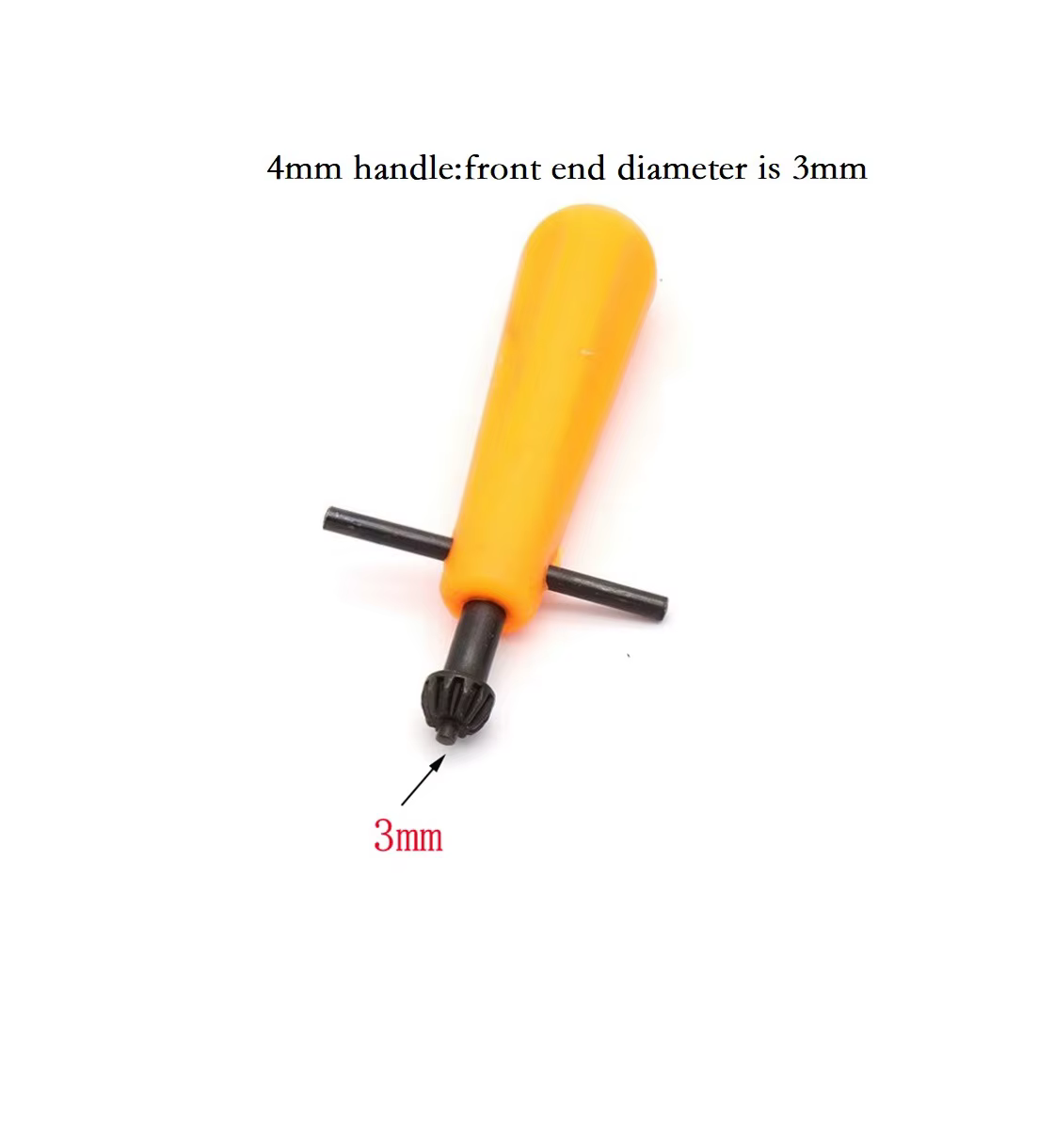 1 pièces 4mm 6mm poignée clé perceuse mandrin clé moulin meuleuse arbre électrique meulage moteur él