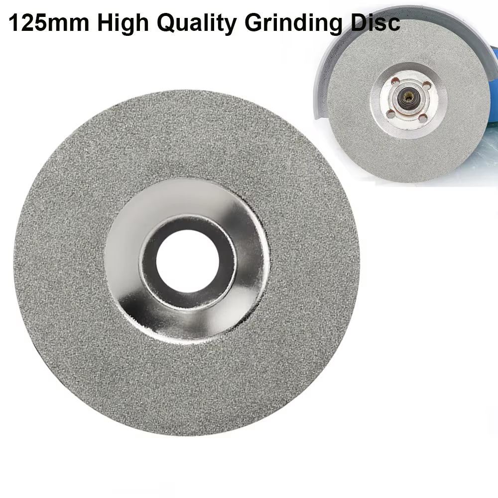 Disque de meulage 5 "125mm, haute qualité, avec revêtement en diamant, pour meuleuse d'angle,disque
