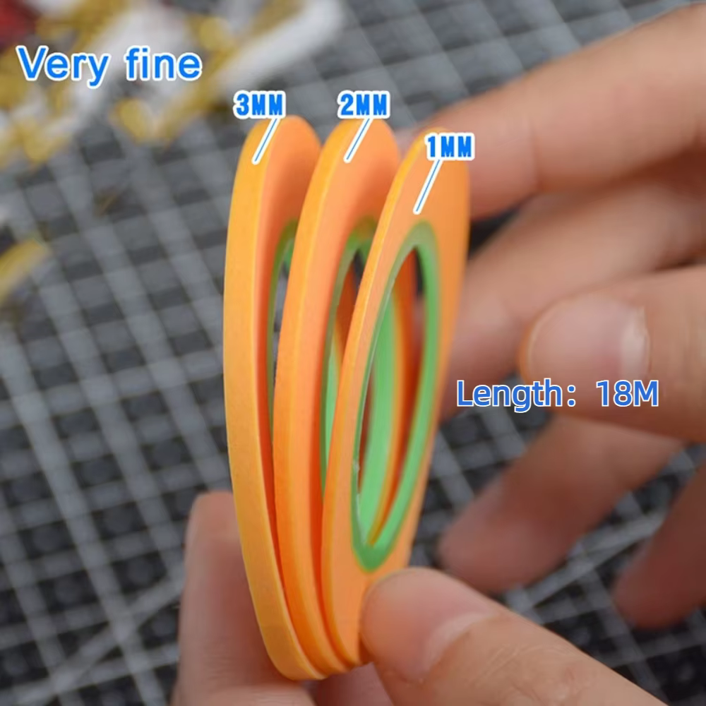 3/4/9 rouleaux modèle ruban de masquage ligne Fine bricolage ruban de couverture pour Gundam passe-t