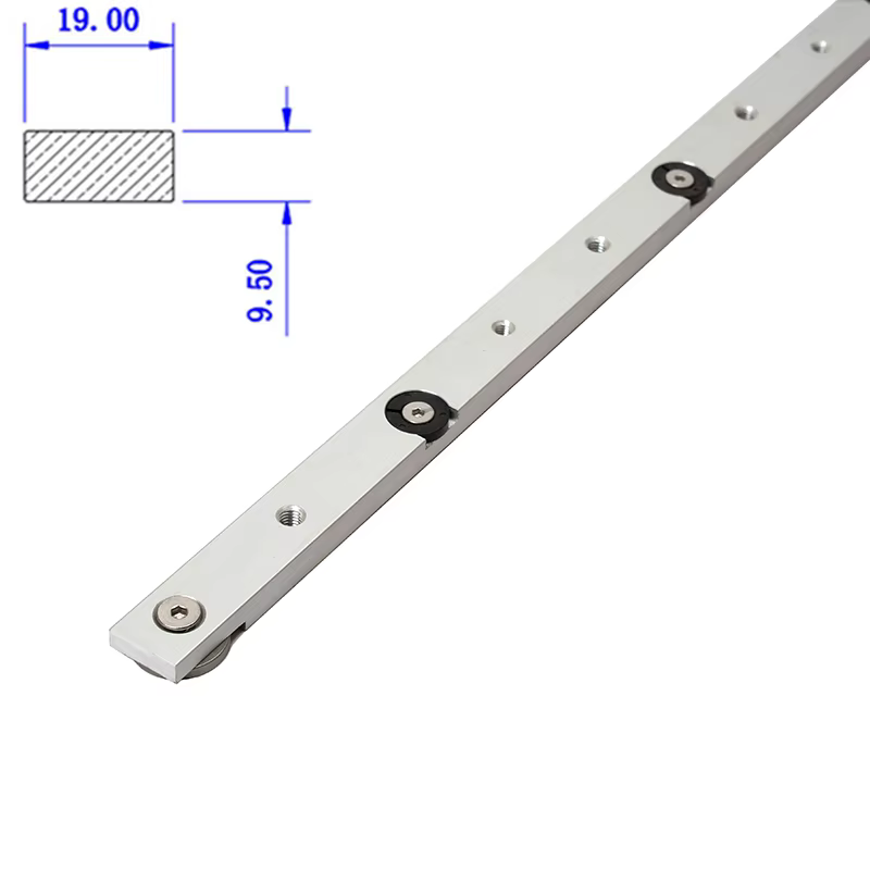 19/30/45/75Type alliage d'aluminium t-bande fente onglet piste gabarit mitre barre curseur Table sci
