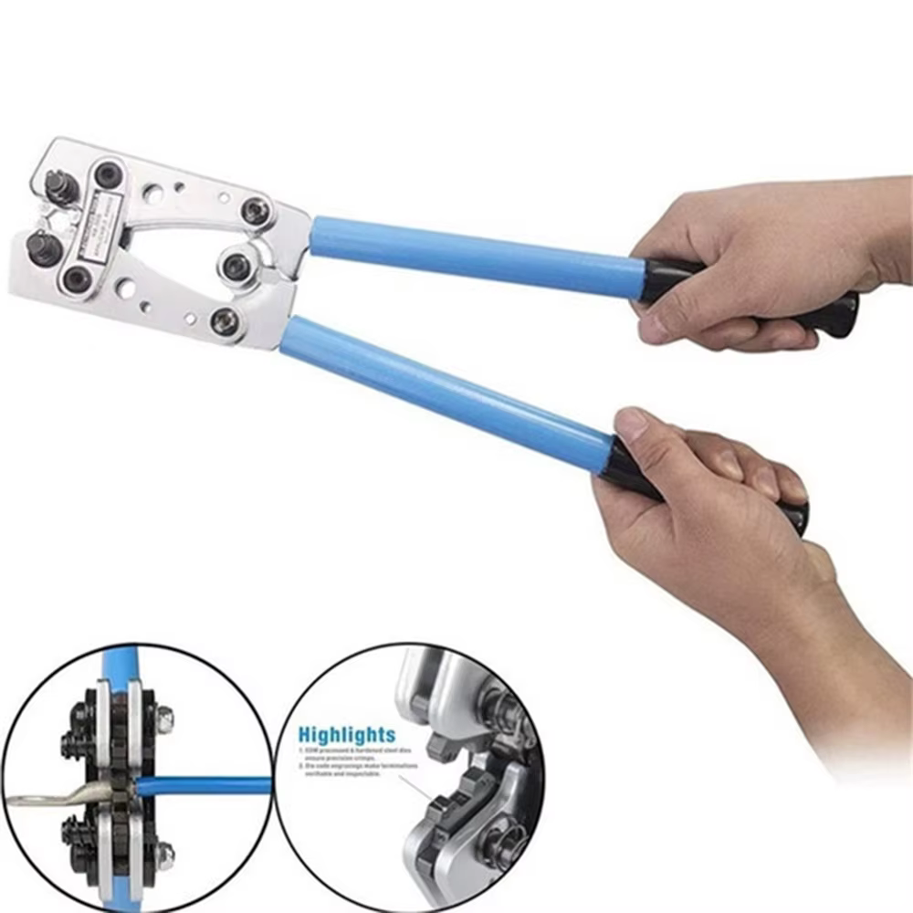 HX-50B 1/60/100 pièces outil de sertissage de câble Portable bornes professionnelles pince à sertir