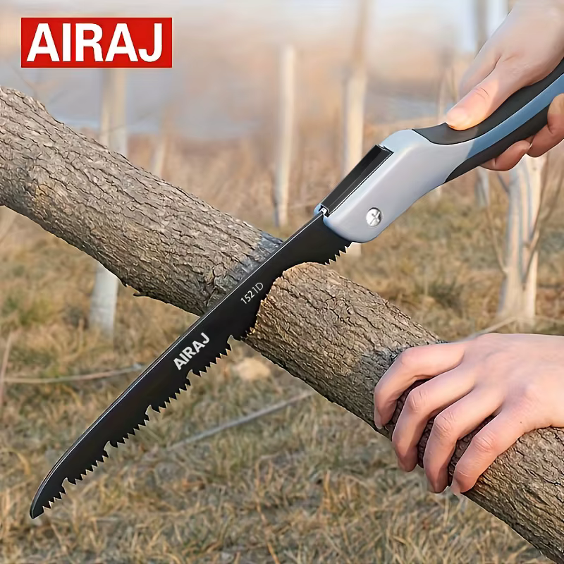 Scie pliante AIRAJ, scie à métaux pliante multifonction pour le travail du bois, coupe-branches, out
