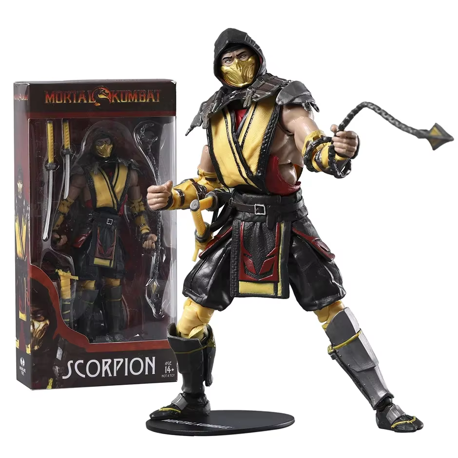 Figurine d'action Sub-Zero Scorpion de 7 pouces, modèle de décoration en PVC, jouet cadeau