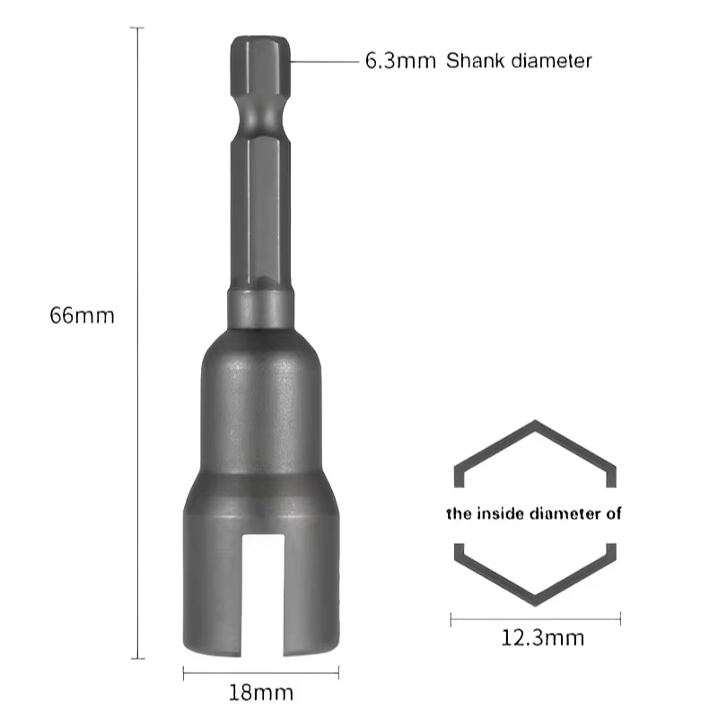 Tournevis à écrou à oreilles électriques, foret à écrou à oreilles, clé à douille, tige hexagonale d