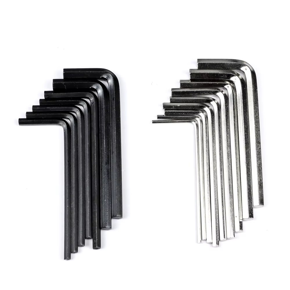 NINDEJIN – clé allen hexagonale en forme de L, 2 à 20 pièces, en acier au carbone, 0.9mm, 1.5mm, 2mm