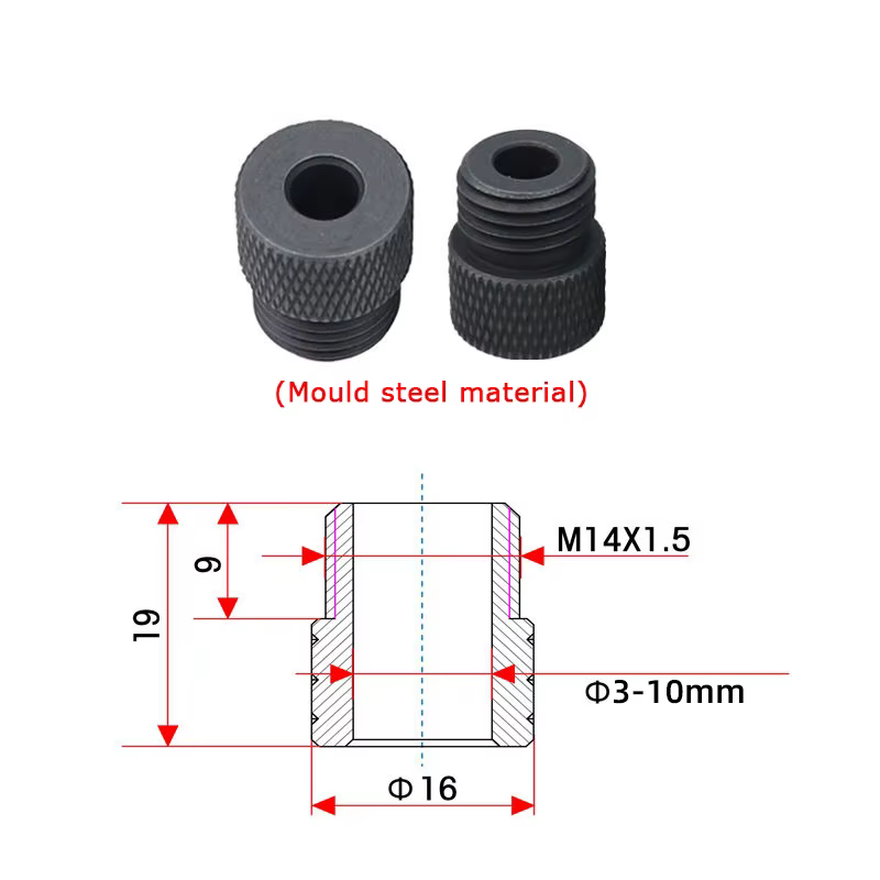 Douille de forage de gabarit de chevilles pour le travail du bois, 6-15mm, trou de poche, manchon de