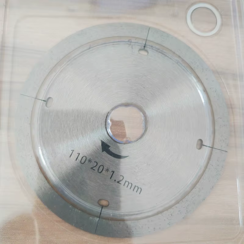 Lame de scie diamantée de 4 ou 5 pouces, coupe sèche et humide, meuleuse d'angle de brasage en métal