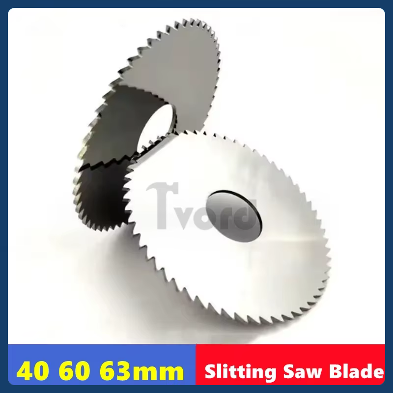 Lame de scie à refendre et à rainurer 40/60/63mm, disque de coupe circulaire en acier HSS pour Machi