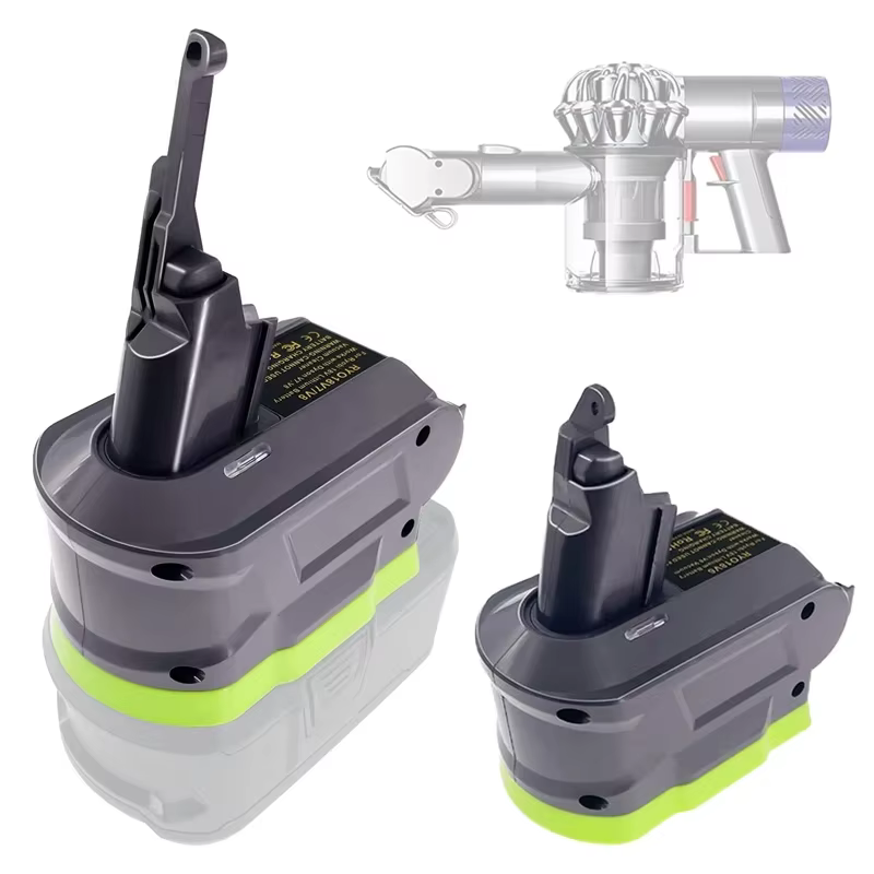 Adaptateur de batterie pour Ryobi 18V, conversion de batterie en pour aspirateur Animal Dyson V6 V7 