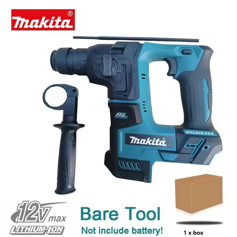 Makita HR140D Perceuse à percussion sans fil originale sans balais : Perceuse à percussion électriqu