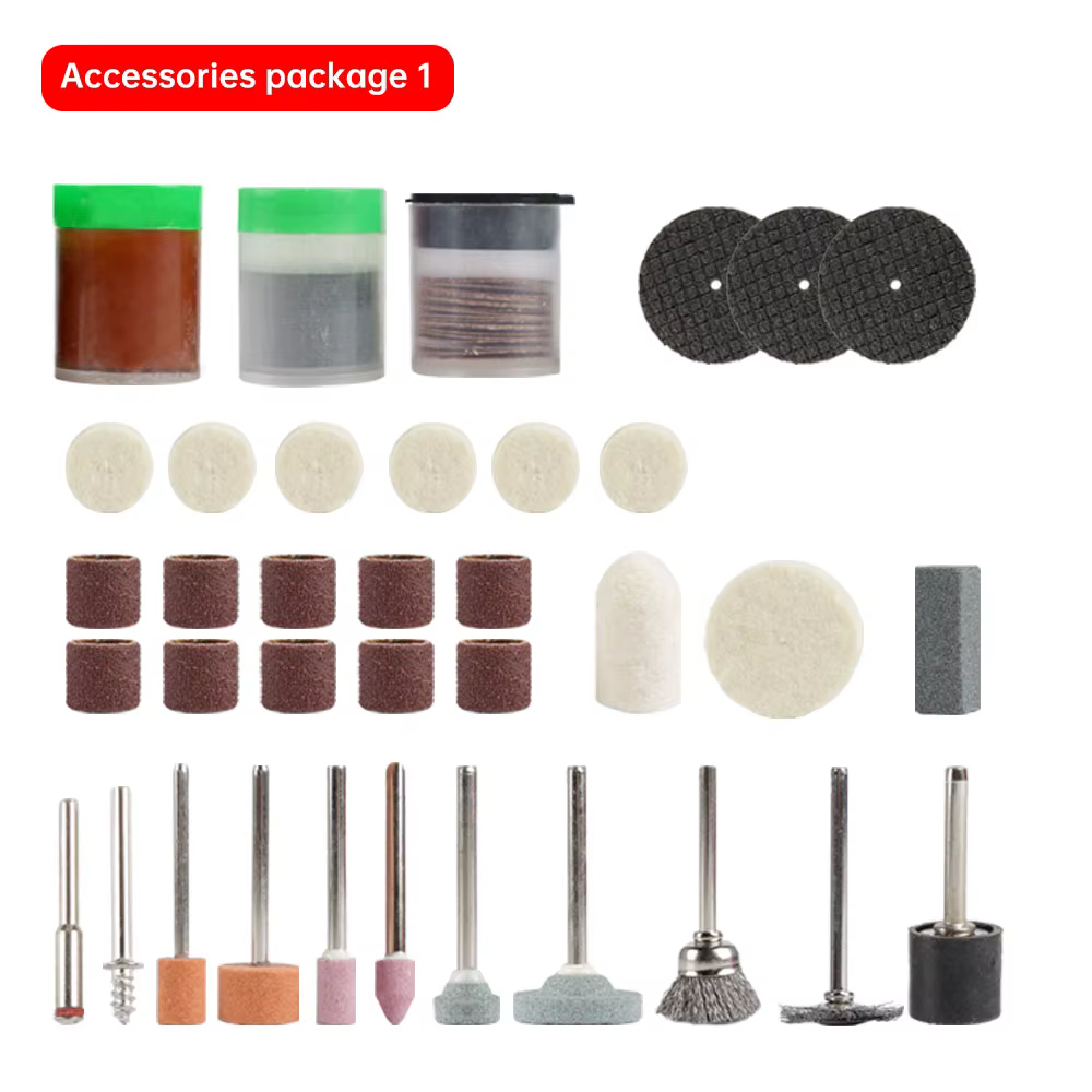 Dremel-Kit d'invitation pour meuleuse à disque, outils de menuiserie, têtes d'outils de gravure, pap