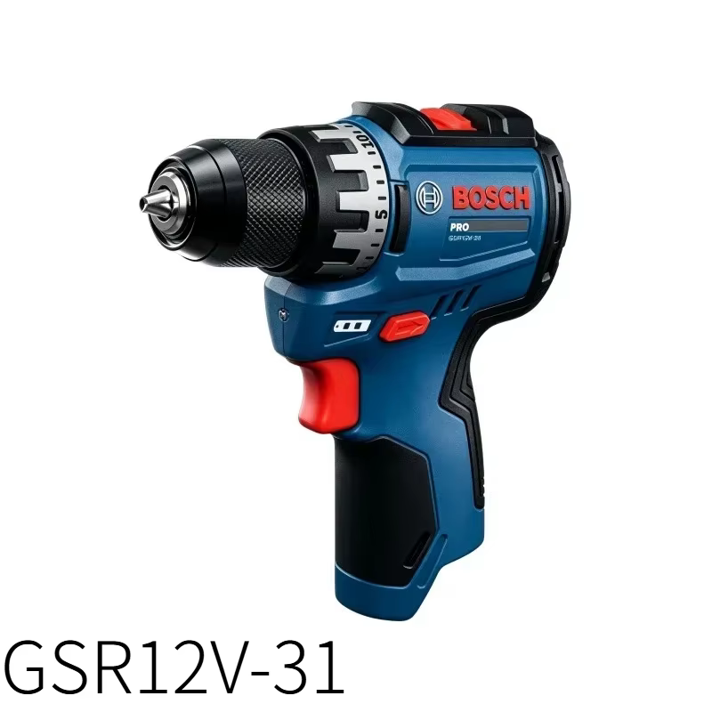 Perceuse-visseuse sans fil professionnelle BOSCH GSR 12V-31 2-en-1, pour le perçage et le vissage du