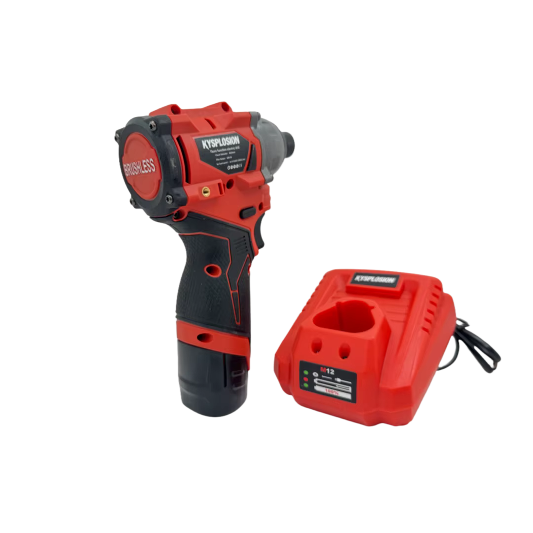 Ensemble de tournevis électrique sans fil 12V sans balais, perceuse-visseuse sans fil pour batteries