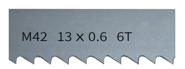 Lames de scie à ruban bimétalliques M42, longueur 1400 1425 1435 1440 1470 mm × 13 mm de large × 0,6