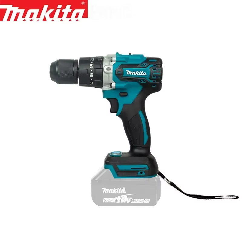 Perceuse à main électrique rechargeable au lithium MAKITA 18V 13mm DDF487RTJX sans chargeur