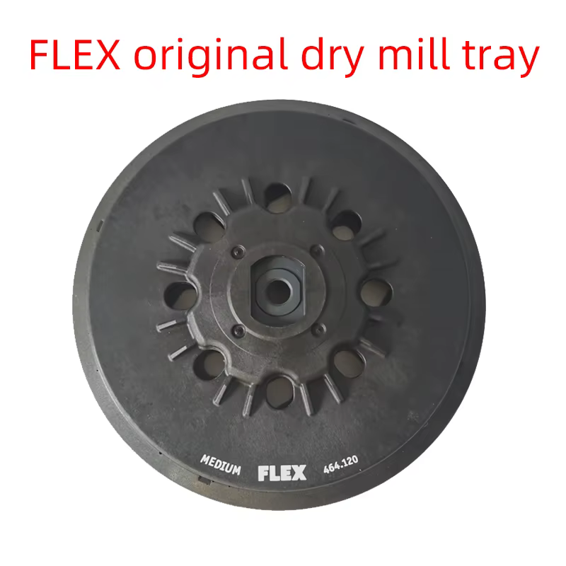 FLEX – plateau de meuleuse sèche électrique 6 "150mm, Machine à papier de verre, Base ronde à ventou