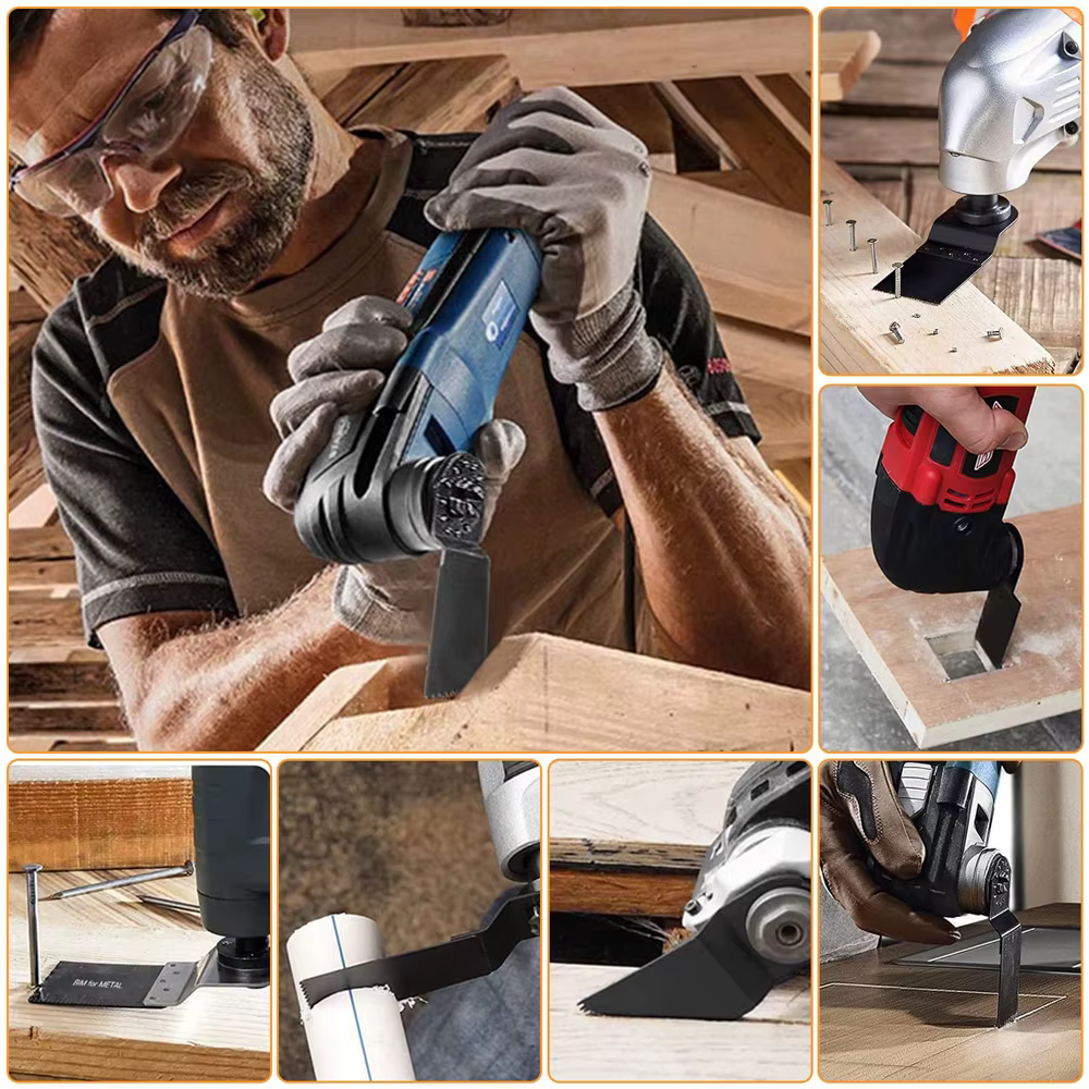 Lames de scie oscillantes multi-outils, rénovateur de lame de scie multifonction, lame de coupe mult