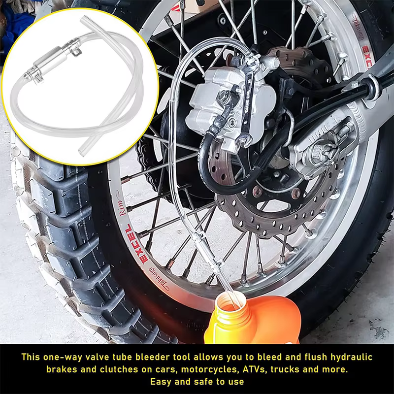Kit de purge de frein de moto, outil de pompe de vidange d'huile de purge de frein de moto de voitur