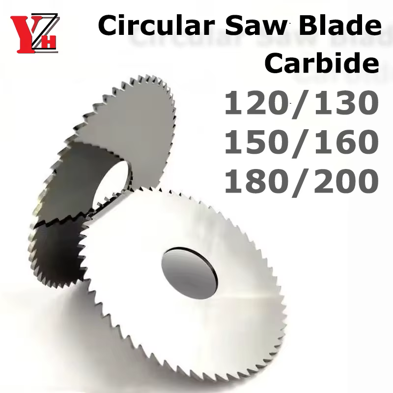 YZH lame de scie circulaire fraisage outil de coupe diamètre 120 130 150 160 180 200mm CNC pour méta