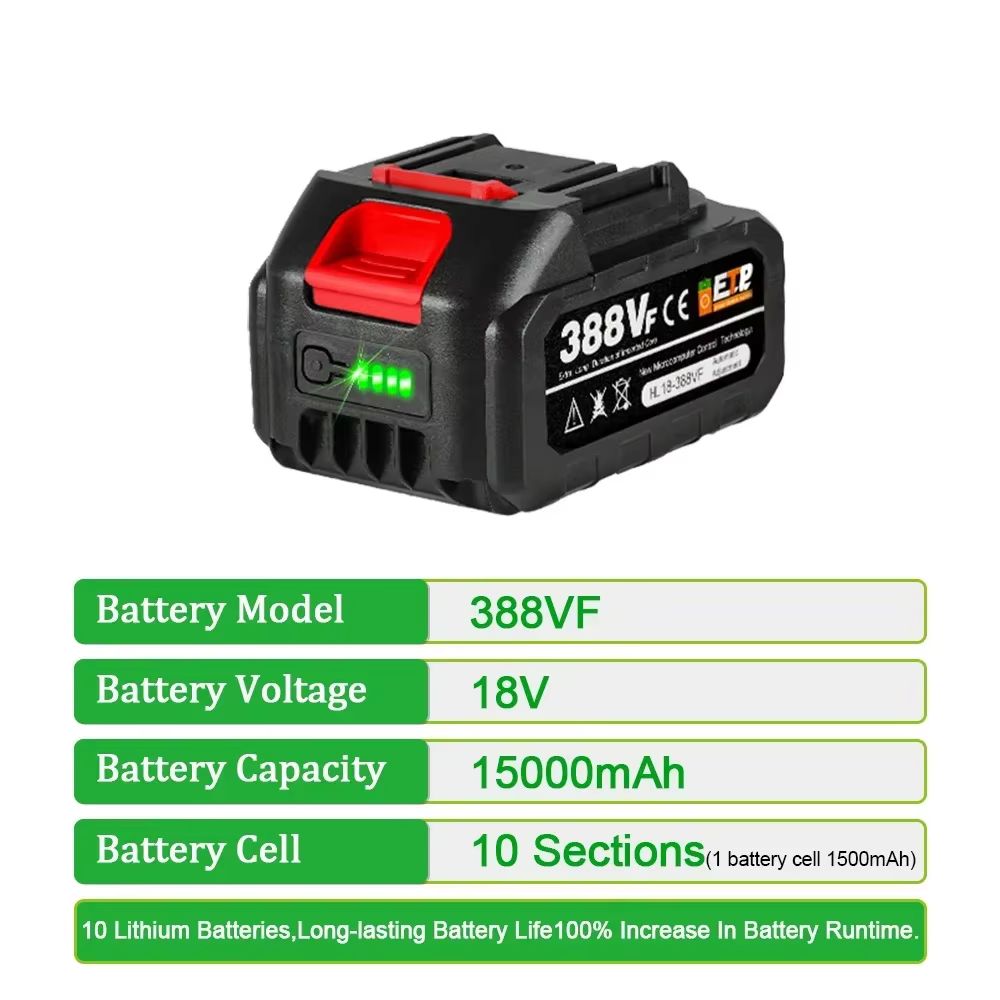 Batterie Lithium-Ion Rechargeable. Pour interface 21V. Batterie au Lithium 7500mAh. Batterie au Lith