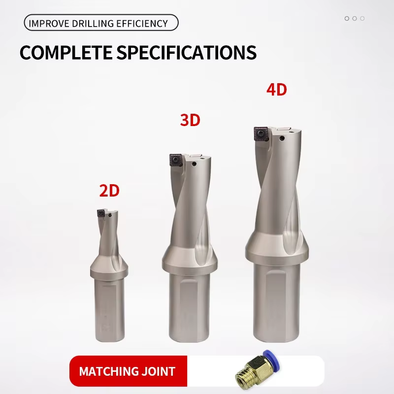 Forets série SP, foret d'insertion 11mm-49mm de profondeur 2D 3D 4D Indexable U perceuse CNC pour ma