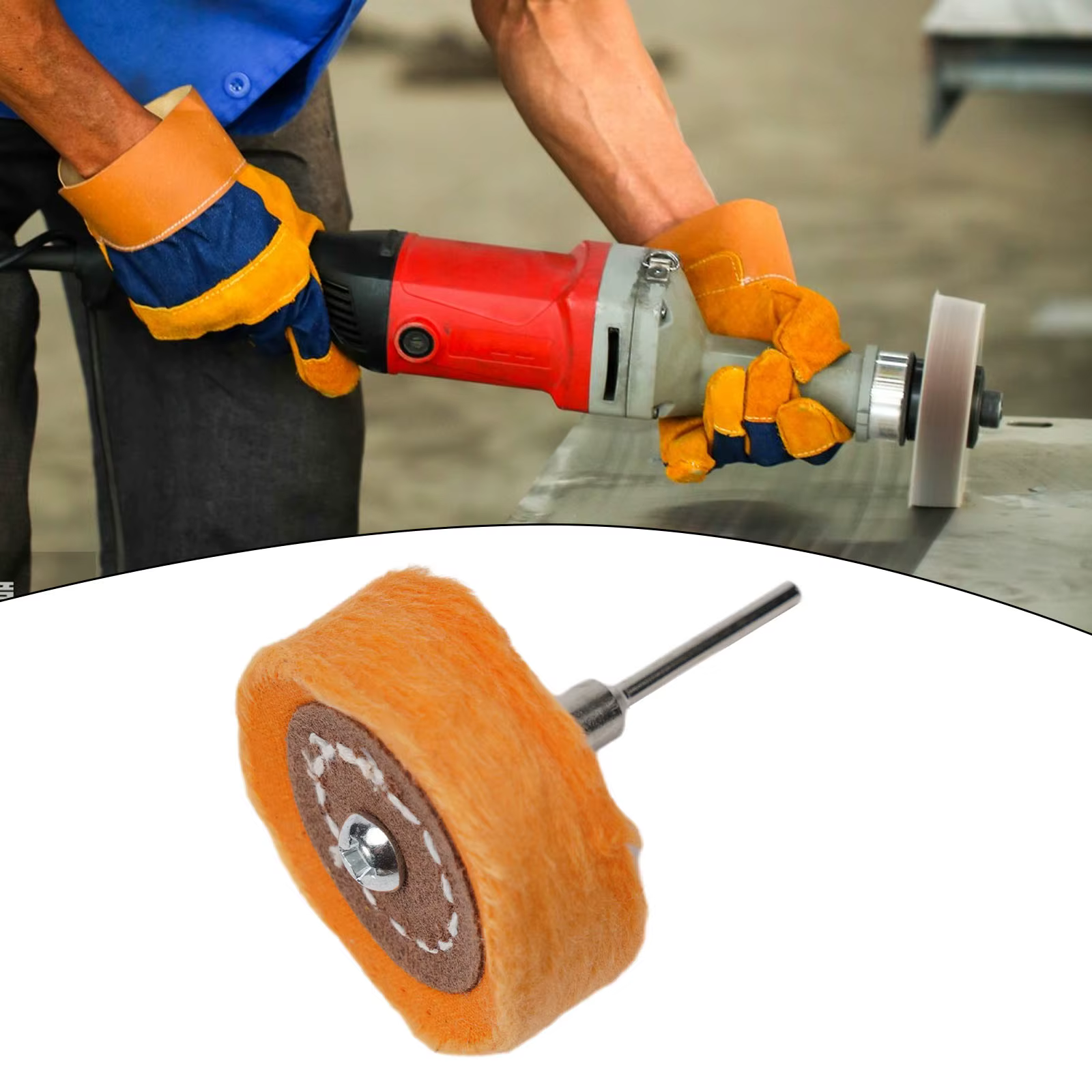 Roue de polissage en tissu de 50mm, roue de polissage pour bijoux en or et argent, tampon de polissa