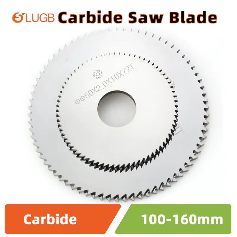 Lame de scie circulaire en carbure solide SLUGB 110/125/150/160 mm pour le fraisage de l'acier au tu