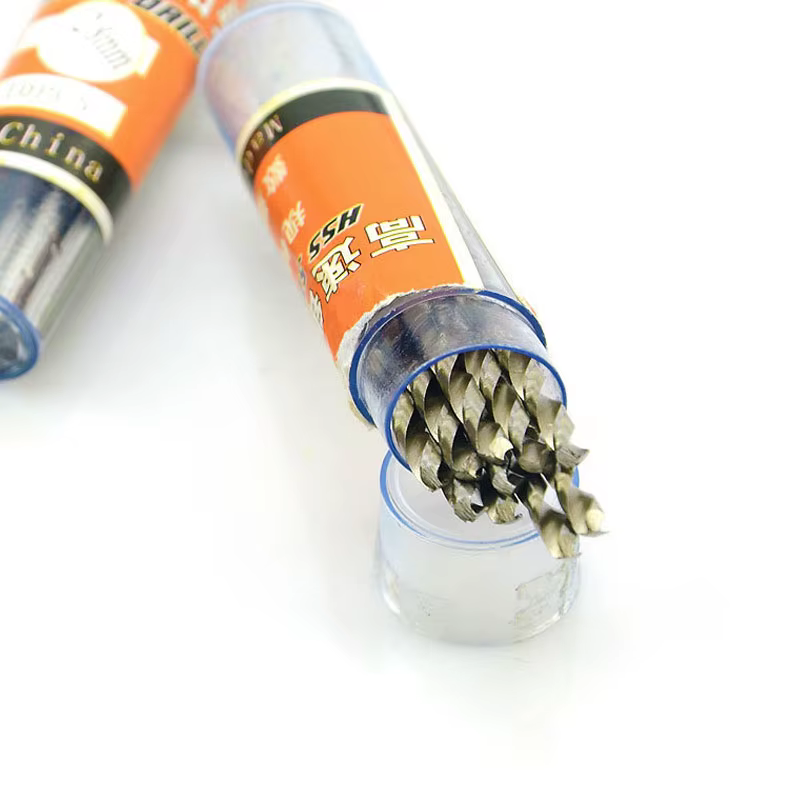 10 pièces 0.5-3.2mm forets hélicoïdaux HSS jeu de forets en acier rapide Micro tige droite outils à 
