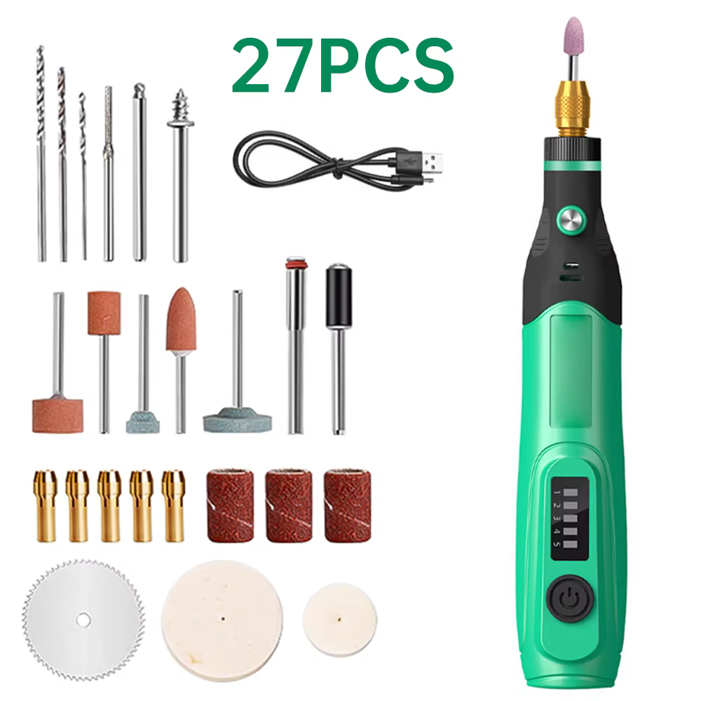 Mini ponceuse avec réglage des vitesses, polisseuse électrique, accessoires de machine, stylo, outil