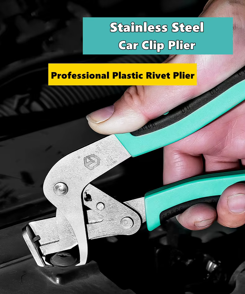 Pince à Clip pour voiture, outil de retrait de panneau automatique avec outils de rivets de fixation
