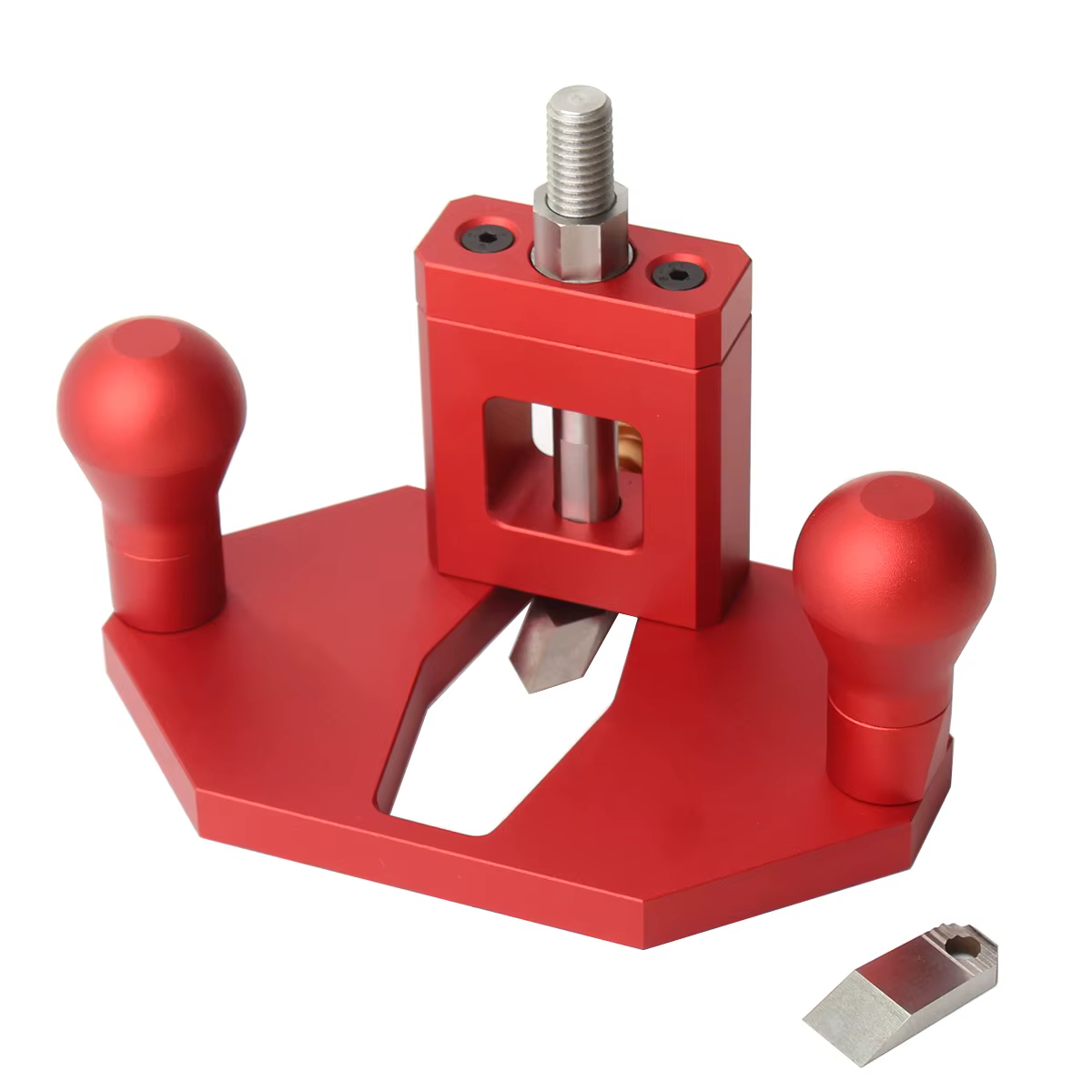 Outil de rainurage portatif pour plan de routeur, pour couper les rainures, mortaise avec 2 lames, o
