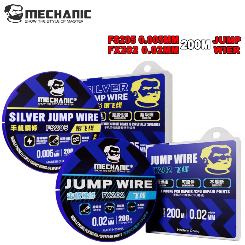 Mécanicien FX202 0.02mm FS205 0.005mm Kit de réparation de carte mère fil de raccordement ligne de r