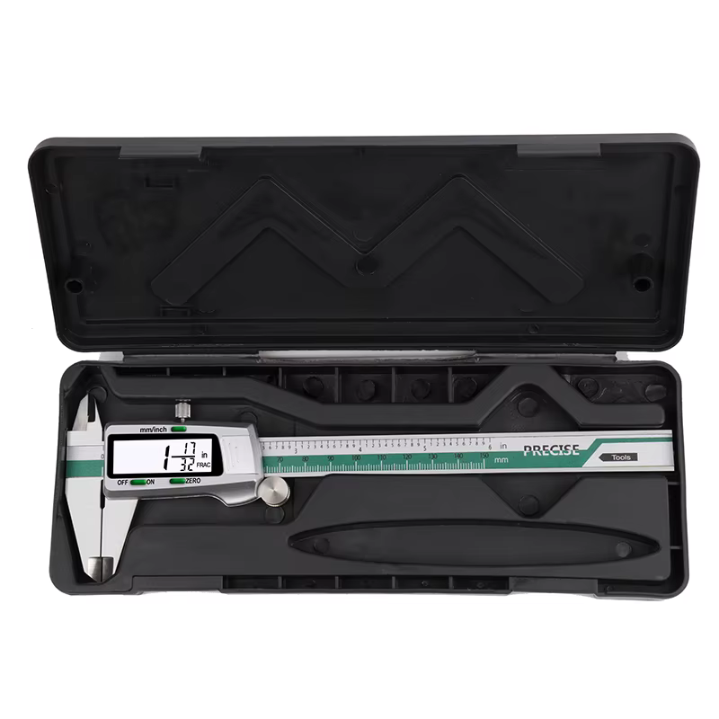 ET50 150mm Numérique Caliper En Acier Inoxydable Fraction/MM/Pouces 0.01mm Haute Précision pour Comp