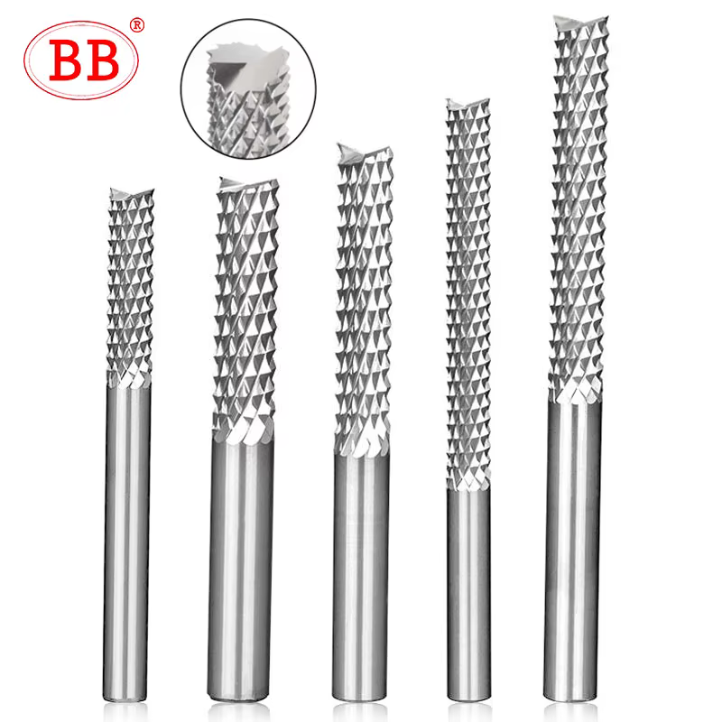 BB fraise à maïs CNC bricolage outil de coupe carbure monobloc gravure routeur Bits PCB bakélite fib