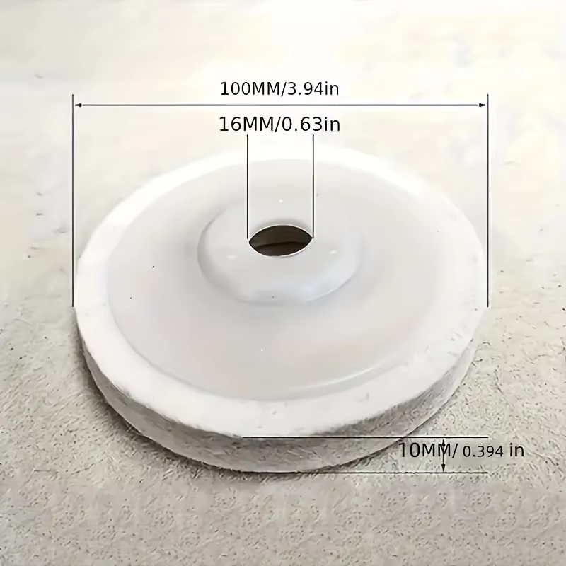 Disques de polissage miroir - Disques de polissage en feutre pour meuleuse d'angle, pour l'acier ino