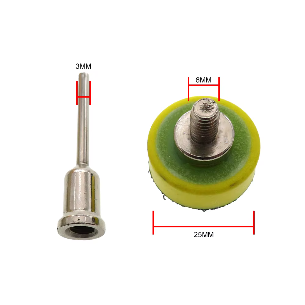 26 pièces ensemble 1 pouce Mini voiture mousse perceuse tampon de polissage 25mm détail éponge laine