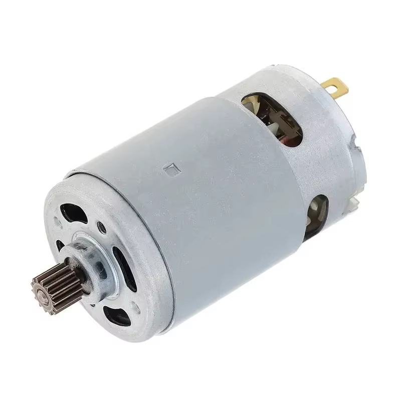 Moteur 21V à balais 14 dents adapté aux accessoires d'outils électriques pour mini-tronçonneuses san