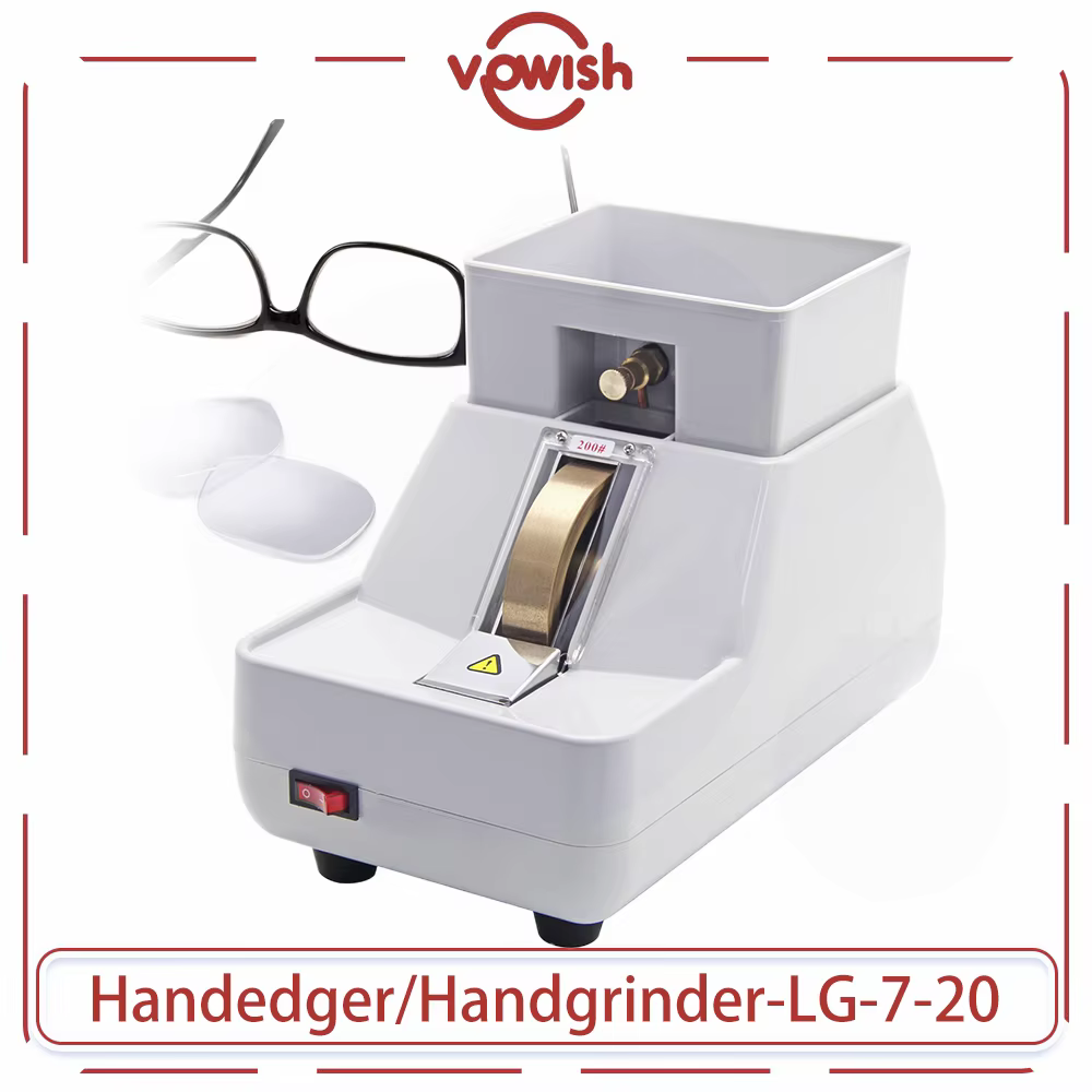 LG-7-20 optique main lentille Edger broyeur manuel Machine de bordure meuleuse de traitement rectifi