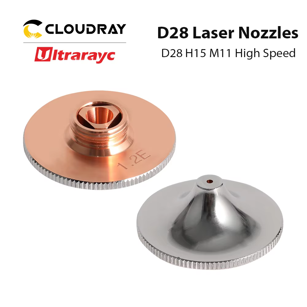 Ultrarayc pour buses Laser D28 H15 M11 noyau de coupe haute vitesse Double couche nouille pour tête