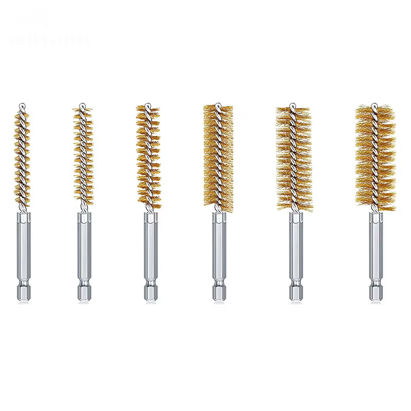 Brosse de perçage en acier inoxydable, fil torsadé, brosses de nettoyage pour perceuse électrique, o